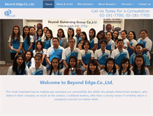 Tablet Screenshot of beyondgroup.co.th